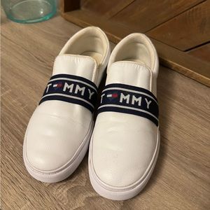 Tommy Hilfiger Lorena Slip on White Sneakers Women’s size in 8.5